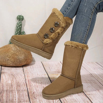Women's Leather Winter Ankle Boots