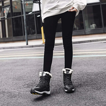 Women's Cozy Lace-Up Boots