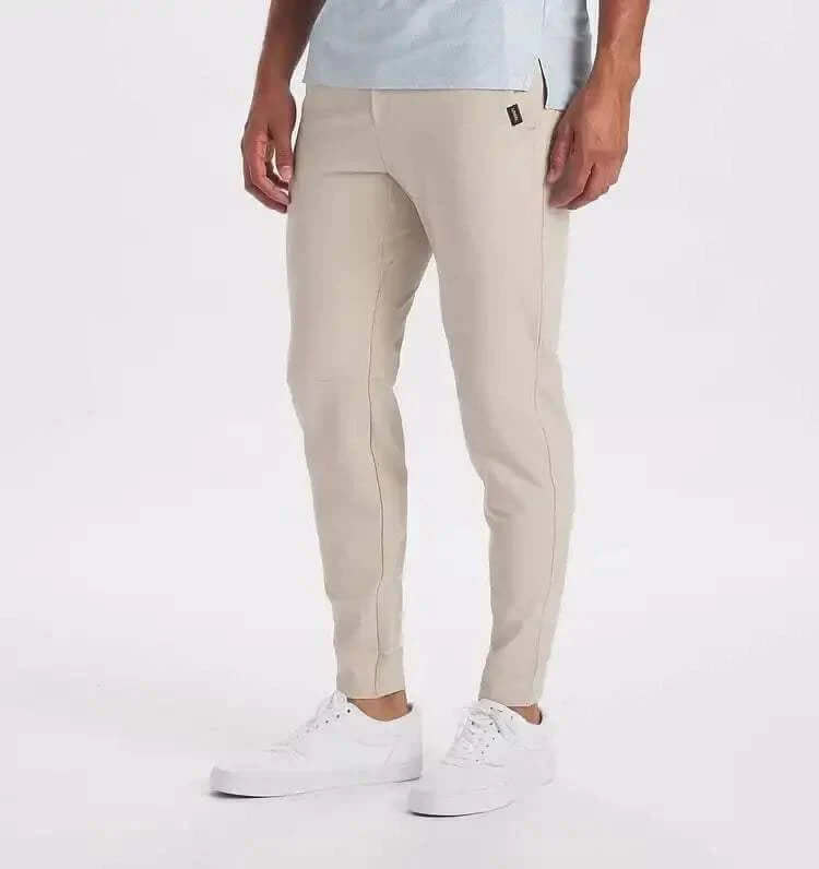 Men's Slim Fit Joggers with Elastic Cuffs