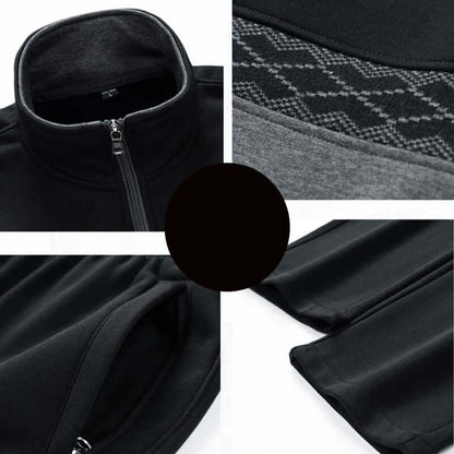 Men's Casual Two-Piece Cardigan Set