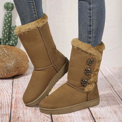 Women's Leather Winter Ankle Boots