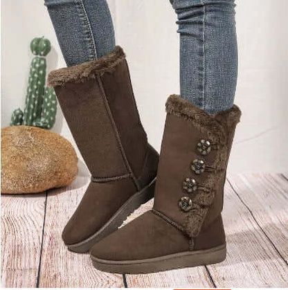Women's Leather Winter Ankle Boots